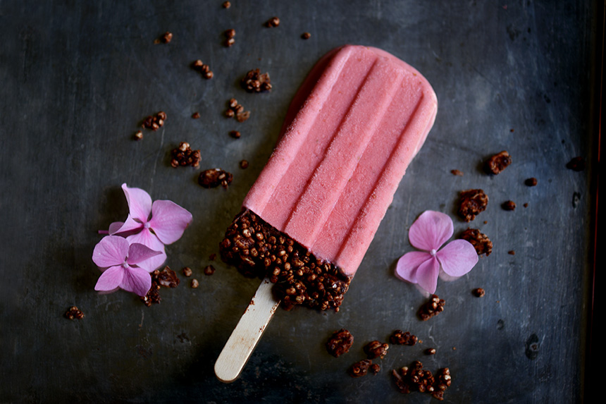 Erdbeer Sauerrahm Eis » wienersüss